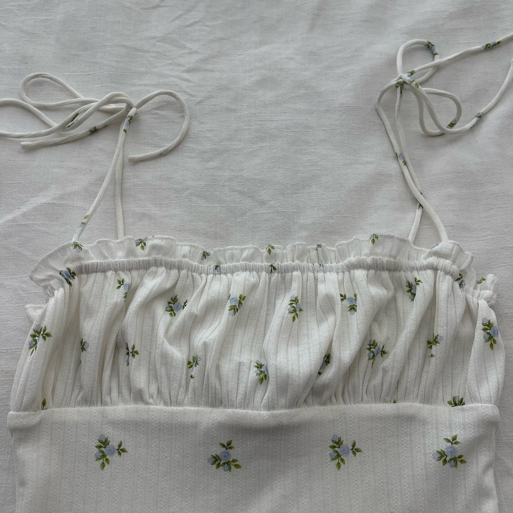 Princess Polly White Floral Mini Dress